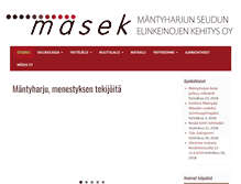 Tablet Screenshot of masek.fi